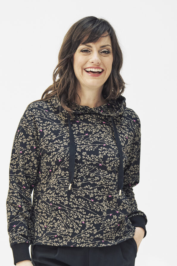 Kapuzen Sweatshirt aus Bio-Baumwolle - Mademoiselle YéYé