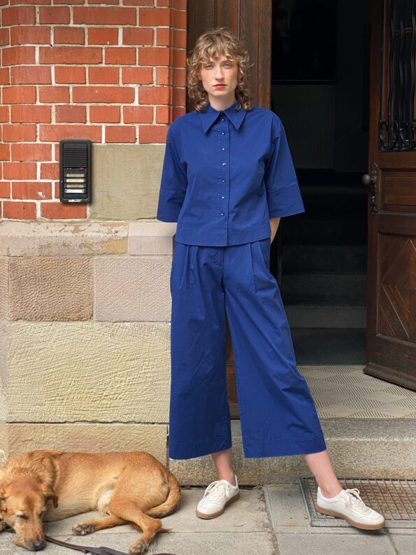 Leichte Culotte Hose aus Bio-Baumwolle