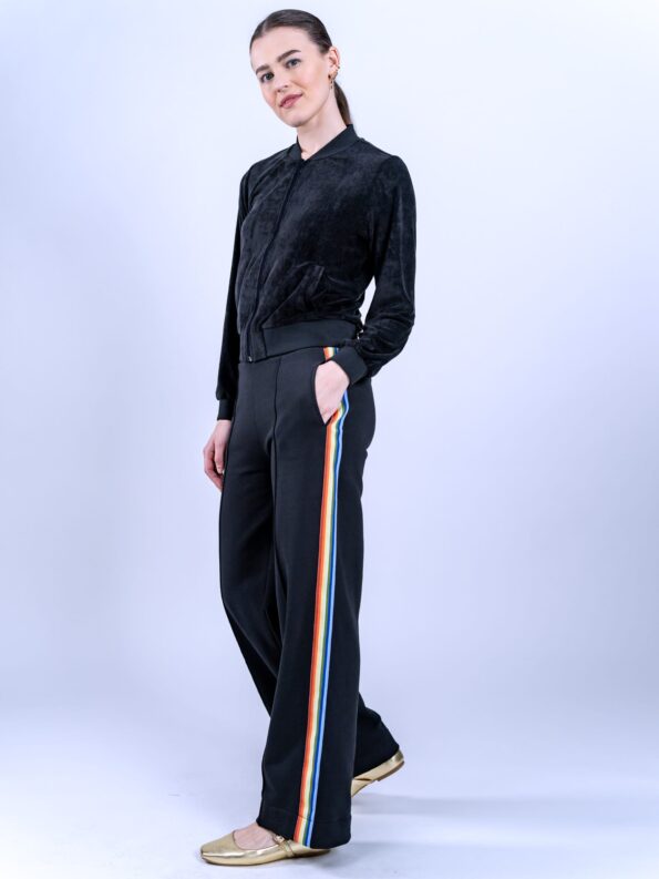 Regenbogen Sweathose aus Bio-Baumwolle